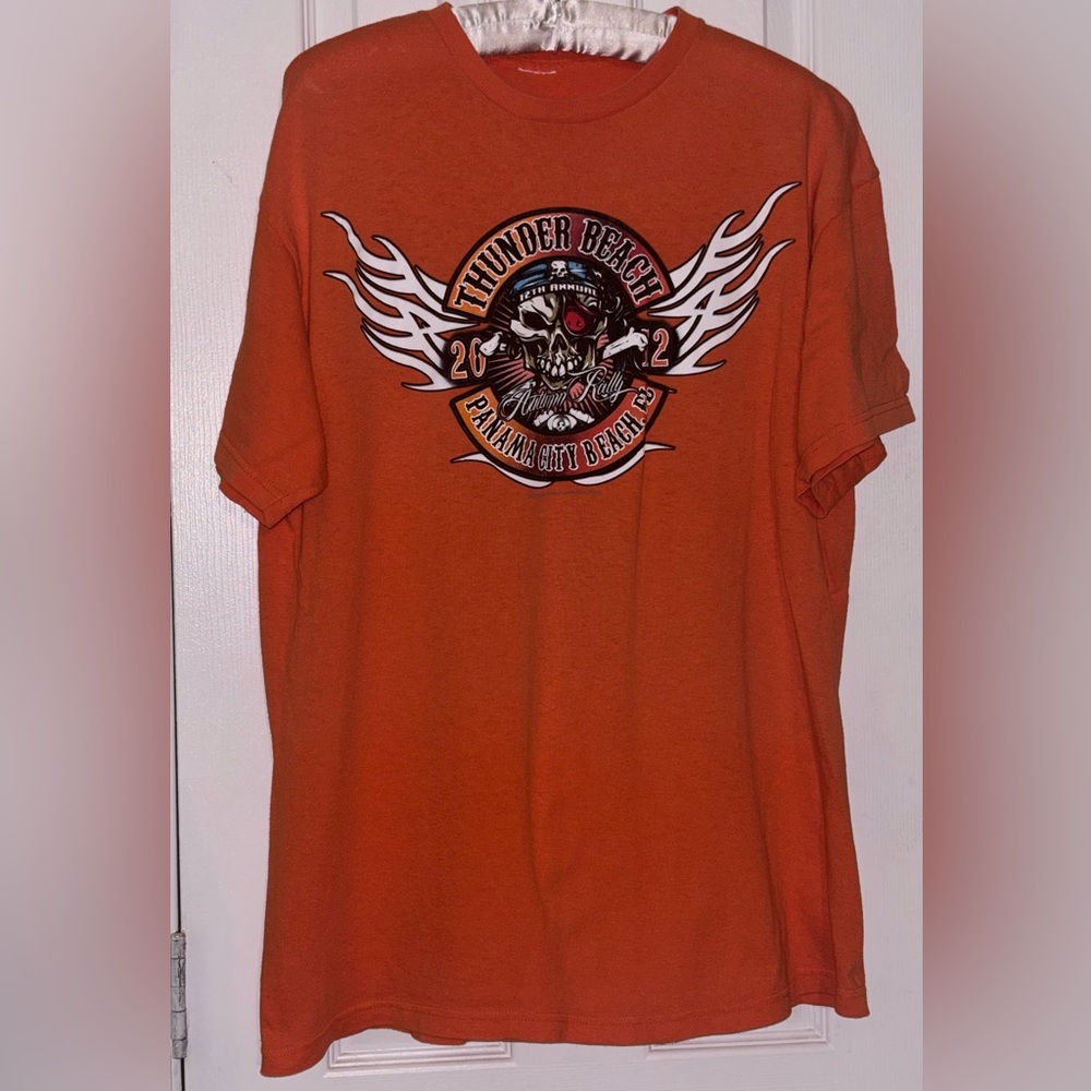 Thunder Beach Panama City Beach Orange Graphic Tee